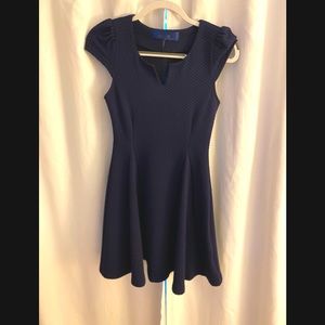 Blue Rain Navy Blue Dress - Small